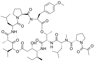 <span class="mw-page-title-main">Plitidepsin</span> Chemical compound