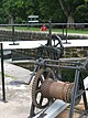 View of the canal locks at Jones Falls