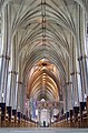 Interior of Bristol cathedral.