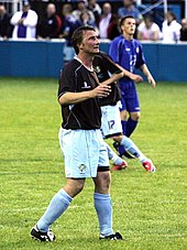 Brass playing for Bury in 2009 Chris Brass 2.jpg