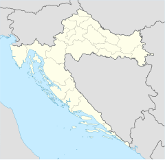 Pakrac na mapi Hrvatske
