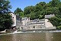 Old watermill on the Lesse river in Dréhance.