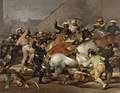 Kamp 2 mei 1808 in Madrid, van Francisco Goya