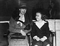 With Shirley Temple in 1938