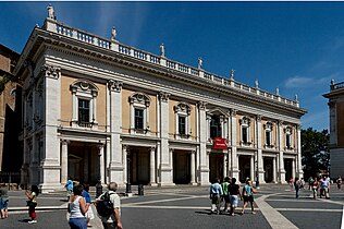 Le palais neuf, abritant une partie du musée du Capitole