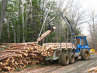 <span class="mw-page-title-main">Forwarder</span> Vehicle used in forestry