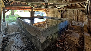 Le bassin du lavoir.