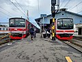 Two JR 205 trains at Bogor Station