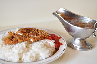 <span class="mw-page-title-main">Katsu curry</span> Japanese pork and rice curry dish