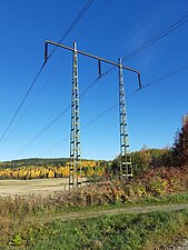 Stolpe i Krångedelinjen.