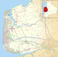 Lea is located in the Fylde