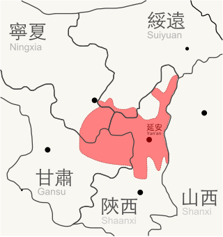 <span class="mw-page-title-main">Yan'an Soviet</span> Communist-governed Chinese base area (1937–1950)