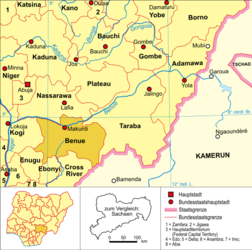 Makurdi – Mappa