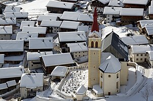 9: Roman Catholic parish church Saint Ulrich in Obertilliach, East Tyrol (Osttirol). commons:User:Thoodor