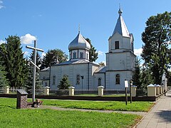 Igreja ortodoxa da Ressurreição em Hołowiesk por volta de 1716