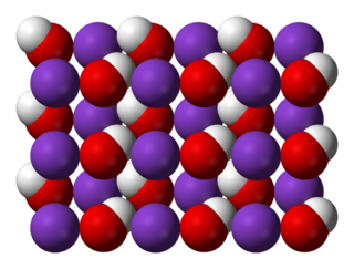 <span class="mw-page-title-main">Potassium hydroxide</span> Inorganic compound (KOH)