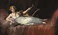 The lyre of Joaquina Téllez-Girón, Marchioness of Santa Cruz by Francisco de Goya (around 1805) is decorated with a lauburu.