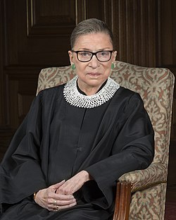 Ruth Bader Ginsburg vuonna 2016