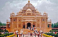 De hindoe tempel Akshardham