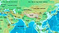نقشهٔ آسیا در قرن سیزدهم پیش از میلاد