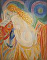 Robert Delaunay, 1915, Female Nude Reading