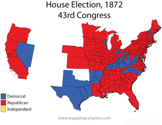 <span class="mw-page-title-main">1872–73 United States House of Representatives elections</span> House elections for the 43rd U.S. Congress