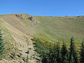 South aspect of Hurricane Hill seen from 5,250'