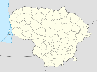 Location map Lithuania