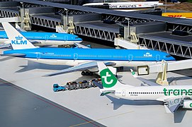 Aéroport d'Amsterdam-Schiphol.