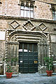 Detail of the Palace's Gothic gateway.