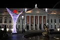 Weihnachtsdekorationen auf dem Rossio