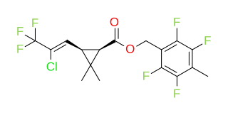 <span class="mw-page-title-main">Tefluthrin</span> Synthetic pyrethroid used as insecticide