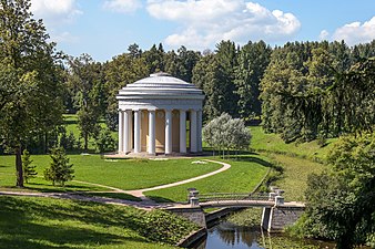 Pavlovskpark: de Vriendschapstempel