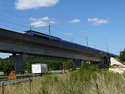 Spoorviaduct over de Francilienne