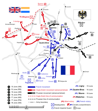 <span class="mw-page-title-main">Battle of Wavre</span> 1815 battle during the War of the Seventh Coalition