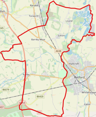 <span class="mw-page-title-main">Sutton (Bassetlaw electoral ward)</span> Electoral ward in England