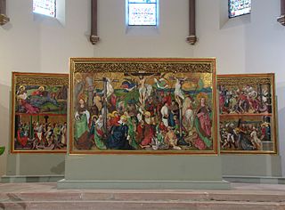 <i>Buhl Altarpiece</i> Church artwork in Buhl, France