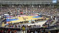 Basketballspiel im Coliseum Burgos im Juli 2016