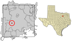 Location of Cockrell Hill in Dallas County, Texas