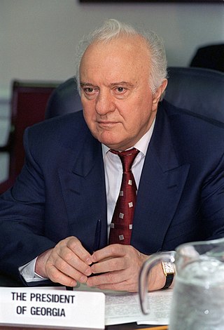 <span class="mw-page-title-main">Eduard Shevardnadze</span> Georgian politician and diplomat (1928–2014)