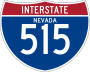 Interstate 515 marker