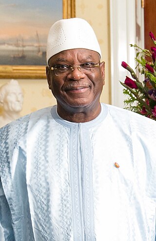 <span class="mw-page-title-main">Ibrahim Boubacar Keïta</span> President of Mali from 2013 to 2020