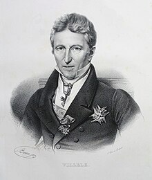 gravure, portrait de Villèle