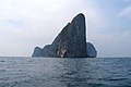 Vertical limestone cliffs of Ko Phi Phi Le