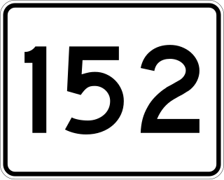 <span class="mw-page-title-main">Route 152 (Rhode Island–Massachusetts)</span> Highway in Rhode Island and Massachusetts