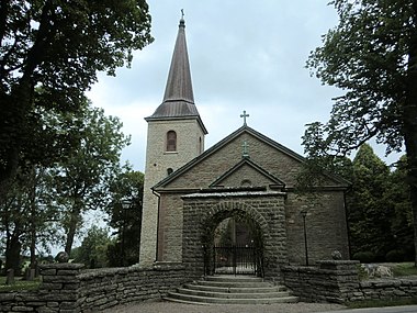 Medelplana kyrka från söder