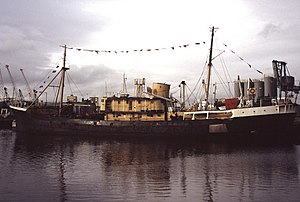 SS Explorer at Leith in 2005