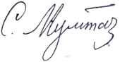 signature de Salman Mumtaz