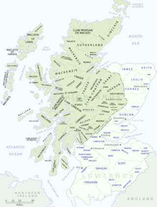 <span class="mw-page-title-main">Scottish clan</span> Kinship group among the Scottish people