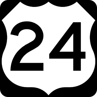 <span class="mw-page-title-main">U.S. Route 24 in Michigan</span> U.S. Highway in Michigan